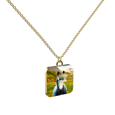 Wild White Horse - My Italian Treasure necklace