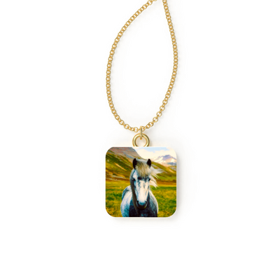 Wild White Horse - My Italian Treasure necklace