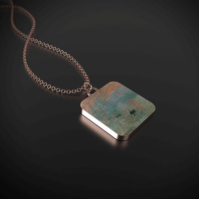 Monet Impression Sunrise - My Italian Treasure Pendant Necklace