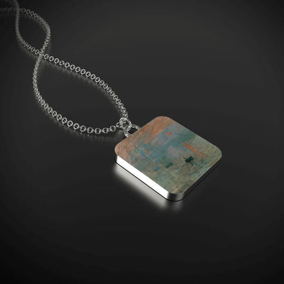 Monet Impression Sunrise - My Italian Treasure Pendant Necklace