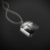 New York Manhattan Skyline B&W - My Italian Treasure Pendant