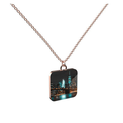 Blue New York Skyline - My Italian Treasure Pendant