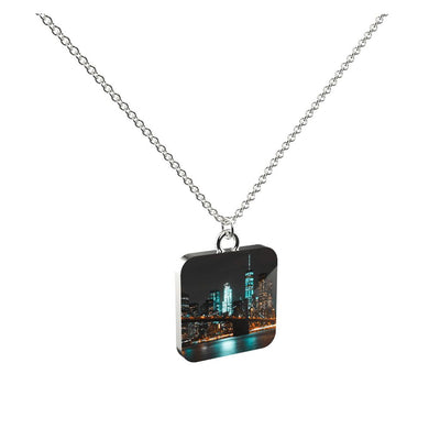 Blue New York Skyline - My Italian Treasure Pendant