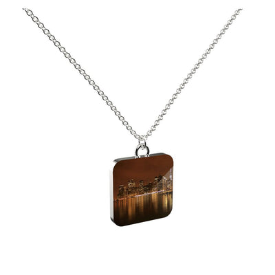 Orange Manhattan Skyline - My Italian Treasure Pendant