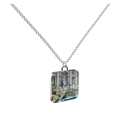 Rome Trevi Fountain - My Italian Treasure Pendant