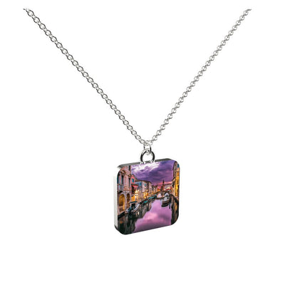 Venice Canal at Sunset - My Italian Treasure Pendant