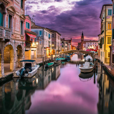 Venice Canal at Sunset - My Italian Treasure Pendant