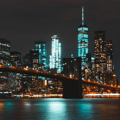 Blue New York Skyline - My Italian Treasure Pendant